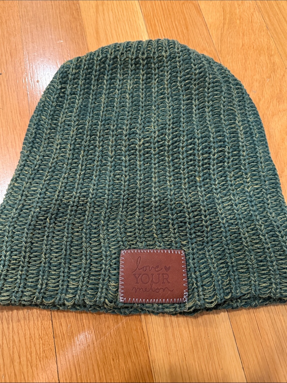 Love your melon beanie hat .